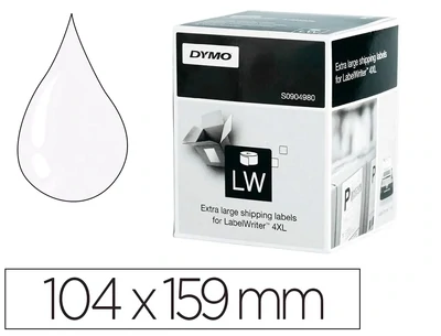 Etiquetas extragrandes (104x159 mm) Dymo LabelWriter