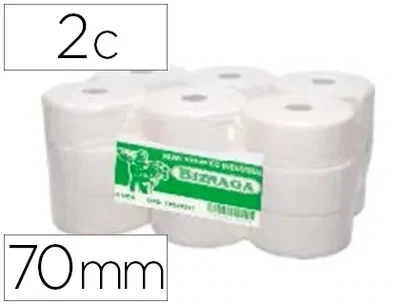 Papel higiénico Jumbo 2 capas (17 g) para dispensador