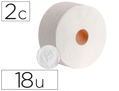 Papel higiénico industrial Jumbo 2 capas (15,7 g) Dahi