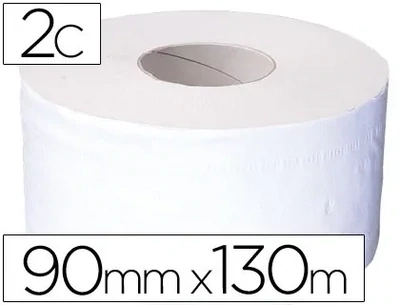 Papel higiénico Jumbo reciclado 2 capas (17 g)
