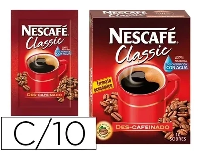 Café en sobres monodosis Natural Nescafé Classic