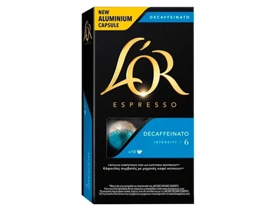 Café monodosis Decaffeinato (fuerza 6) L'arôme Espresso