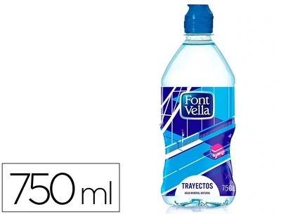 Agua mineral natural (750 ml) de Font Vella