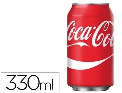 Refresco Coca-Cola NORMAL en lata de 330 ml
