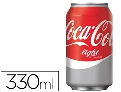 Refresco Coca-Cola LIGHT en lata de 330 ml
