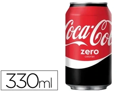 Refresco Coca-Cola ZERO en lata de 330 ml