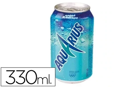 Bebida isotónica Aquarius Limón en lata de 330 ml