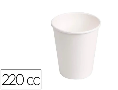 Vaso cartón biodegradable (220 cc)