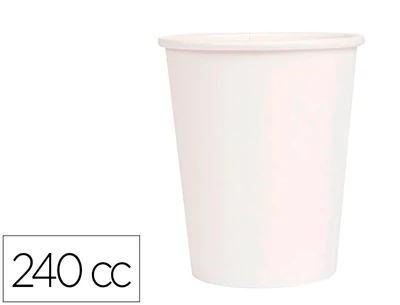 Vaso térmico cartón (240 cc) para uso refresco