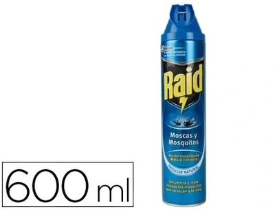 Raid spray insecticida aerosol para moscas y mosquitos
