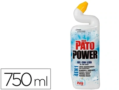 Limpiador inodoro fórmula 4 en uno gel con lejía Pato