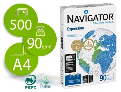 Papel fotocopiadora A4 (90 gr) Navigator Expression