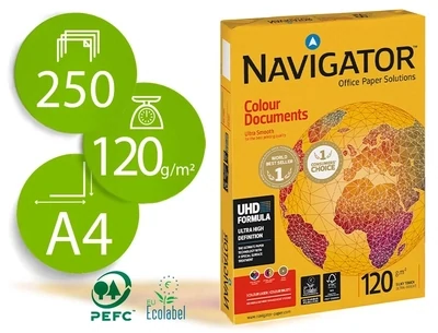 Papel A4 (120 gr) Navigator Colour Documents