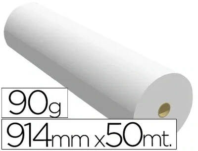 Papel plotter (914mm x 50m/90 gr) ink-jet de SprintJet
