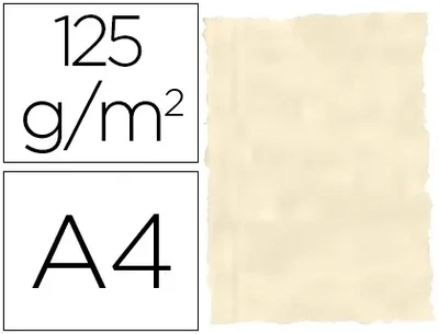 Papel pergamino A4 (125 gr) color hueso de Michel