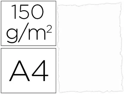 Papel pergamino A4 (150 gr) color blanco de Michel