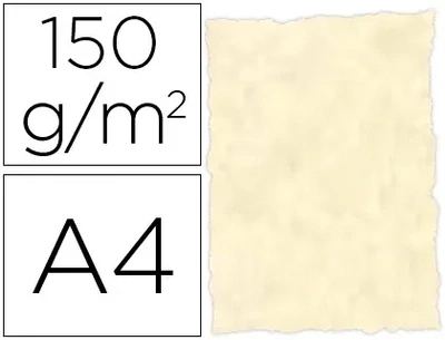 Papel pergamino A4 (150 gr) color topacio de Michel