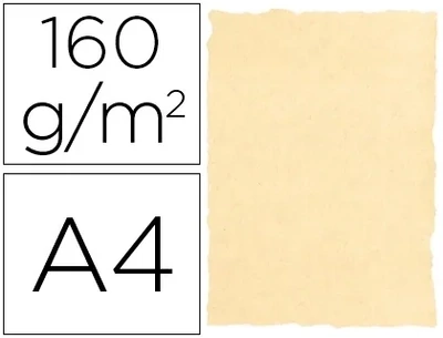 Papel pergamino A4 (160 gr) CREMA de Michel