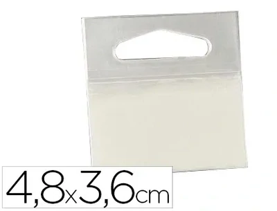 Etiqueta colgador con adhesivo (48x36 mm) de 3M