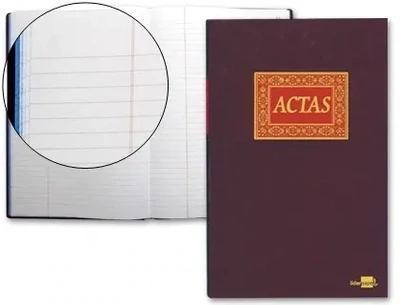 Libro de ACTAS folio (100 hojas) de Liderpapel