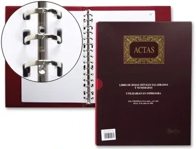 Libro de ACTAS A4 (100 hojas movibles) de Miquelrius