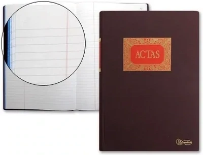Libro de ACTAS folio (50 hojas) de Miquelrius