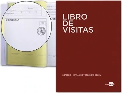 Libro REGISTRO DE VISITAS A4 de Liderpapel
