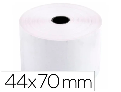 Rollo papel térmico (44x70 mm) de Q-Connect