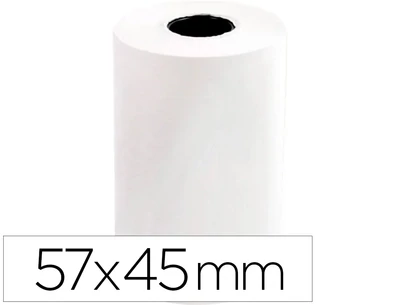 Rollo sumadora (57x45 mm) papel térmico de Q-Connect