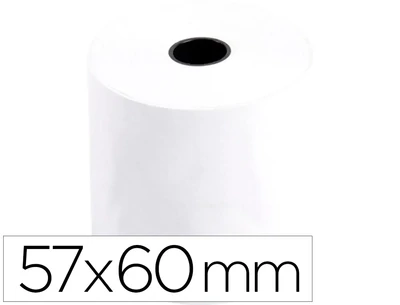 Rollo papel térmico (57x60 mm) de Q-Connect