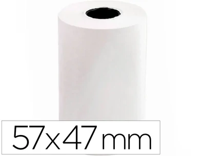 Rollo papel térmico (57x47 mm) de Q-Connect