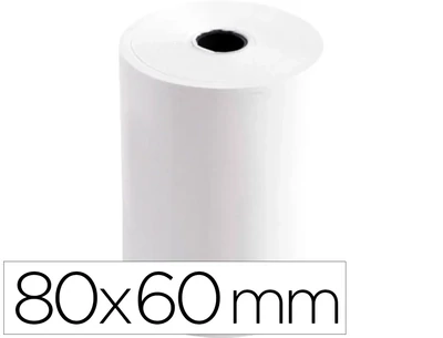 Rollo papel térmico (80x60mm) de Q-Connect
