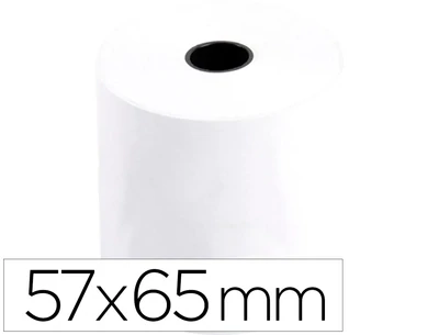 Rollo papel electra (57x65 mm) de Q-Connect