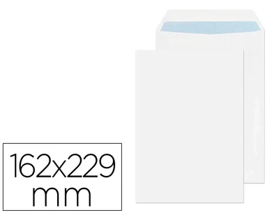 Sobre bolsa nº 16 C5 (162x229 mm) blanco