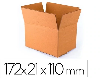 Caja embalar (172x217x110 mm) canal doble de Q-Connect