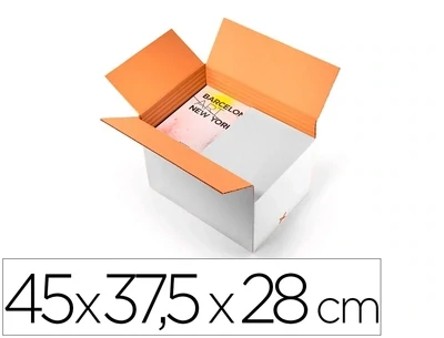 Caja embalar (450x375x280 mm) canal doble de Q-Connect