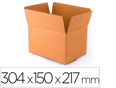 Caja embalar (304x150x217 mm) canal doble de Q-Connect