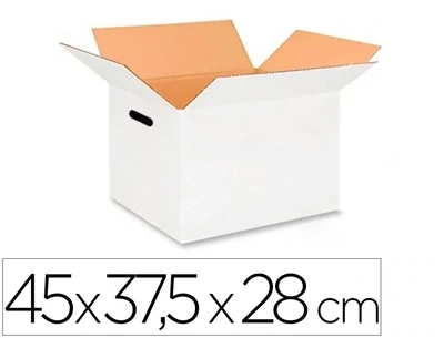 Caja embalar (450x280x375 mm) canal doble Q-Connect