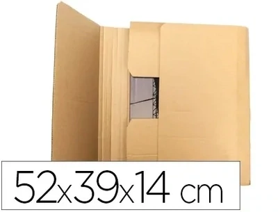 Caja para embalar libros (520x390x140 mm) de Q-Connect