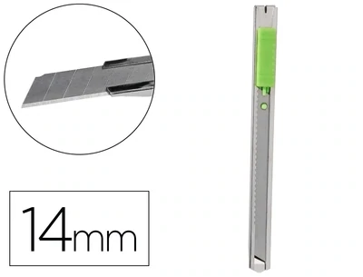 Cuter metálico (cuchilla estrecha 9 mm) de Q-Connect