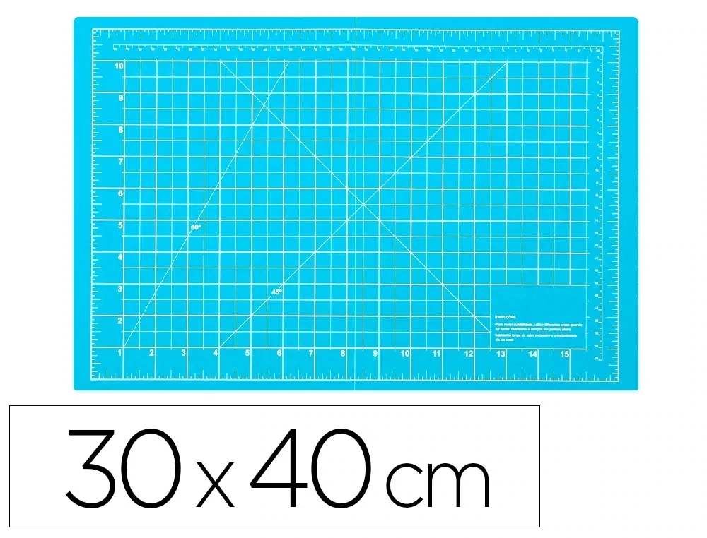 Plancha de corte A3 (30x45 cm) AZUL de Liderpapel