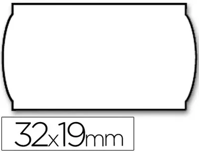 Etiqueta etiquetadora (32x19 mm/LISA REMOVIBLE) de Meto