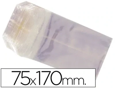 Bolsas de celofán (75x170 mm) compostable