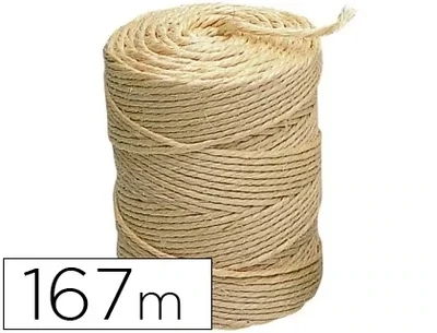 Cuerda sisal 3 cabos (rollo 1 kg / 167 m) de Liderpapel