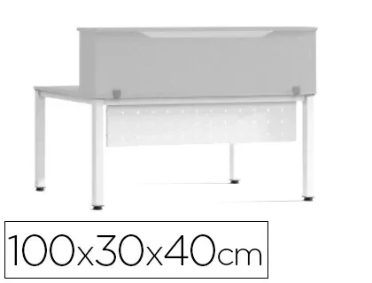 Módulo superior para mesas GRIS (120x40x30 cm) Rocada