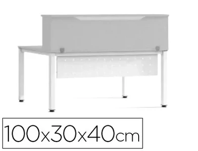 Módulo superior para mesas GRIS (120x40x30 cm) Rocada