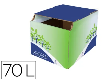 Papelera cartón (16 l) para reciclaje de Fellowes