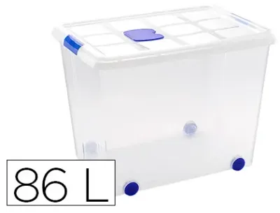 Contenedor plástico almacenaje (86 l) de PlasticForte