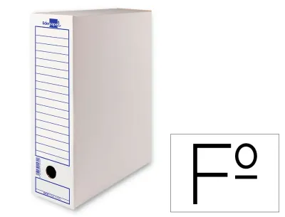 Caja archivo definitivo (325 gr) FOLIO de Liderpapel