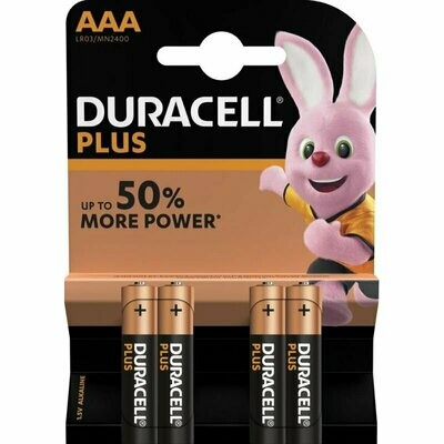 Duracell PLUS LR3 Micro AAA Batterie 4er Blister